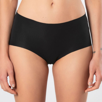 Türen Kadin Lazer Kesim Pamuklu Yüksek Bel Külot 911/Siyah