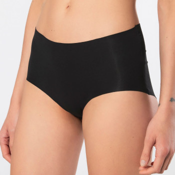 Türen Kadin Lazer Kesim Pamuklu Yüksek Bel Külot 911/Siyah