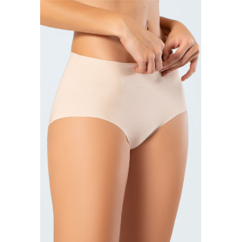 Türen Kadin Lazer Kesim Pamuklu Yüksek Bel Külot 911/Ten