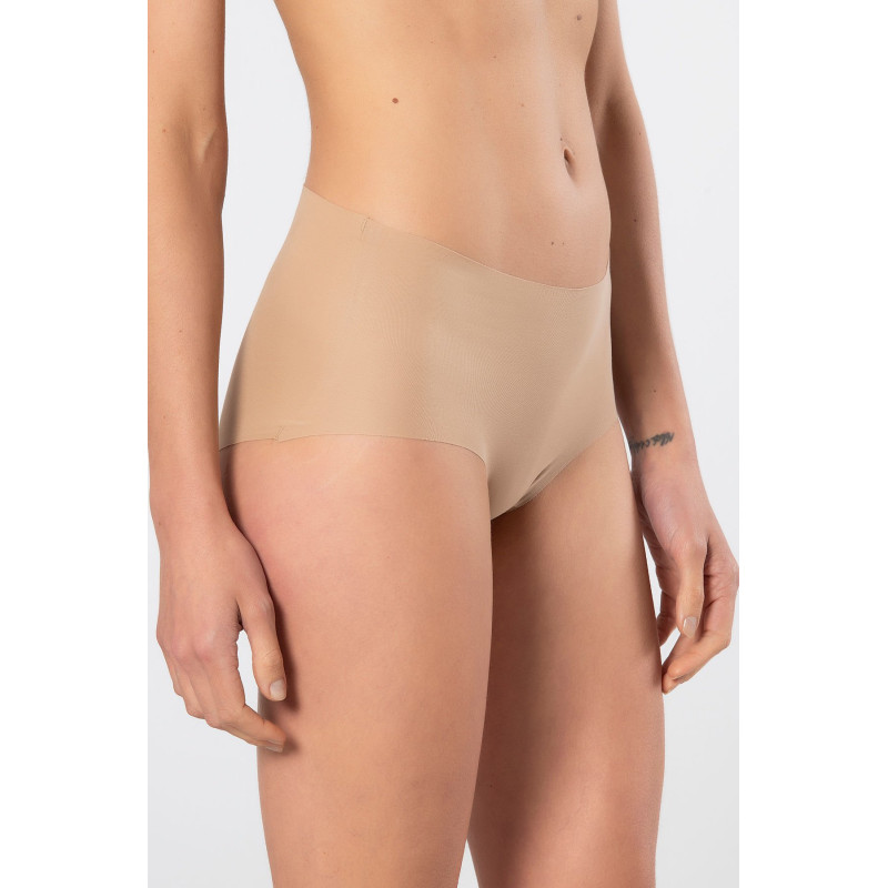 Türen Kadin Lazer Kesim Pamuklu Yüksek Bel Külot 911/Vizon