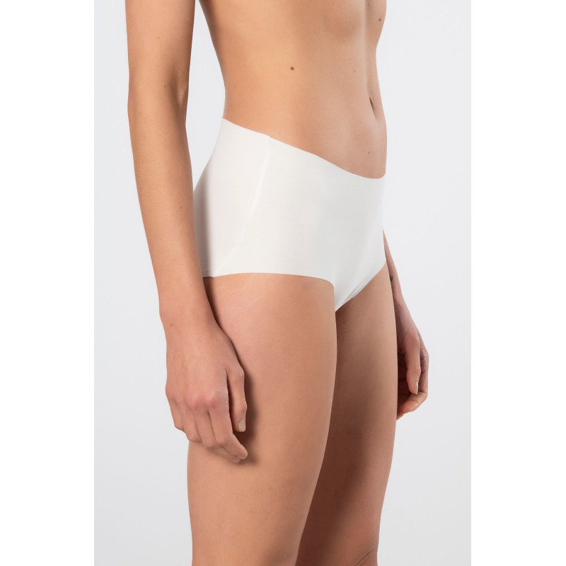 Türen Kadin Lazer Kesim Pamuklu Yüksek Bel Külot 911/Ekru