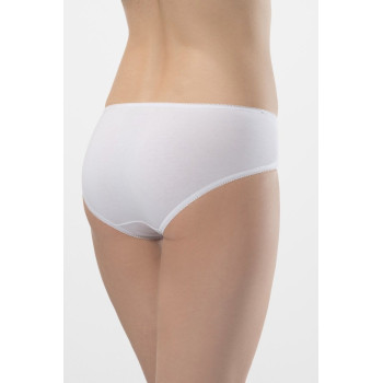 Türen Kadin Likrali Dantelli Bikini (2'li Paket) 961/Beyaz