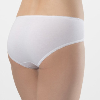 Türen Kadin Likrali Dantelli Bikini (2'li Paket) 961/Beyaz
