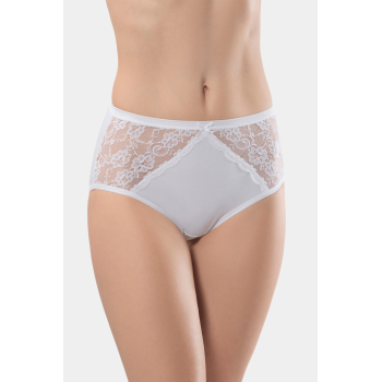 Türen Kadin Likrali Dantelli Külot (2'li Paket) 282/Beyaz