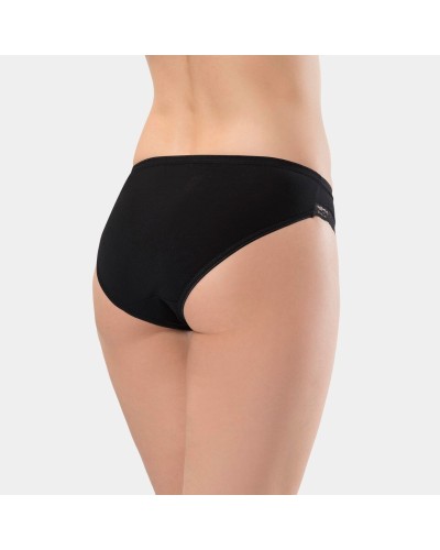 Türen Kadin Likrali Fistolu Bikini (2'li Paket) 238/Siyah Türen Kadin Likrali Fistolu Bikini (2'li Paket) 238/Siyah