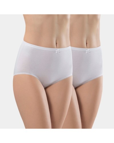 Türen Kadin Likrali Külot (2'li Paket) 281/Beyaz