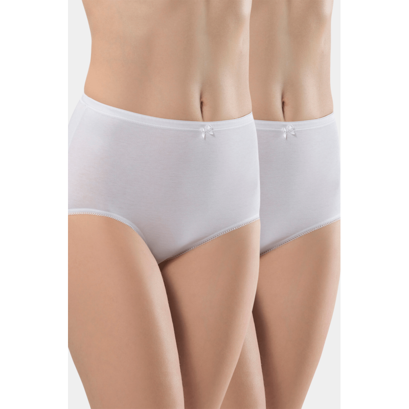 Türen Kadin Likrali Külot (2'li Paket) 281/Beyaz