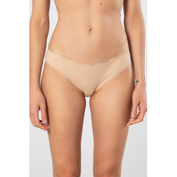 Türen Kadin Likrali Ribana Dantelli Bikini Külot 2'li Paket 928/Ten Türen Kadin Likrali Ribana Dantelli Bikini Külot 2'li Paket 928/Ten
