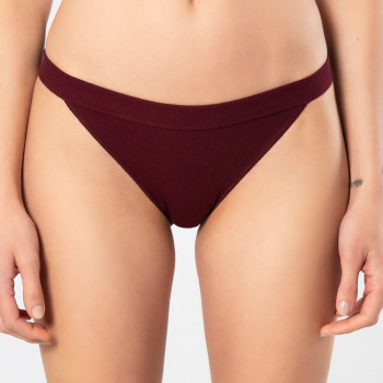 Türen Kadin Likrali Ribana Tanga 2'li Paket 931/Bordo