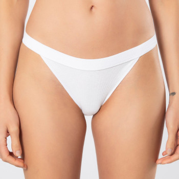 Türen Kadin Likrali Ribana Tanga 2'li Paket 931/Beyaz