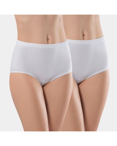 Türen Kadın Mini Bayan Külot (2'li Paket) 224/Beyaz
