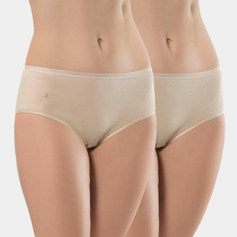 Türen Kadin Ribana Külot 2'li Paket 234/Ten