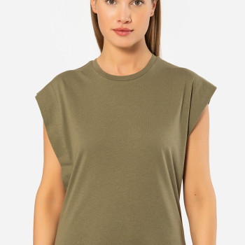 Türen Kadin Vatka Görünümlü T-shirt 3401/Haki