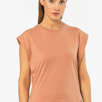 Türen Kadin Vatka Görünümlü T-shirt 3401/Somon