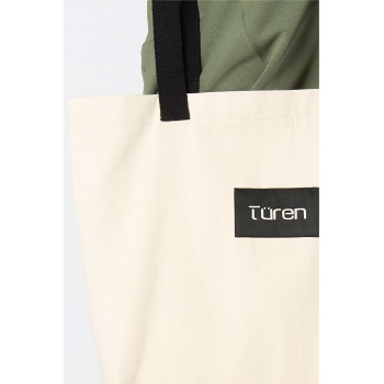 Türen Logo Baskili Kanvas Tote Bag Çanta