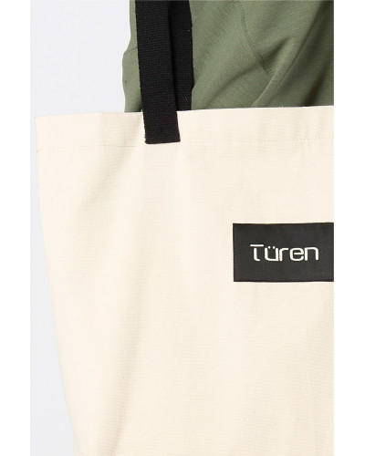 Türen Logo Baskili Kanvas Tote Bag Çanta Türen Logo Baskili Kanvas Tote Bag Çanta