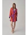 Pierre Cardin Vegan Ipek Saten Kadın Gecelik Sabahlık Takımı - Lx.25221 Violet Pierre Cardin Vegan Ipek Saten Kadın Gecelik Sabahlık Takımı - Lx.25221 Violet
