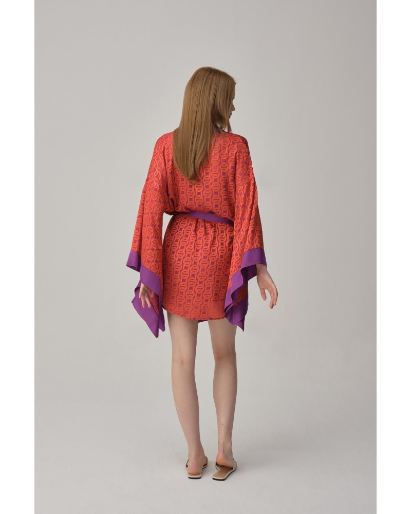 Pierre Cardin Vegan Ipek Saten Kadın Gecelik Sabahlık Takımı - Lx.25221 Violet Pierre Cardin Vegan Ipek Saten Kadın Gecelik Sabahlık Takımı - Lx.25221 Violet