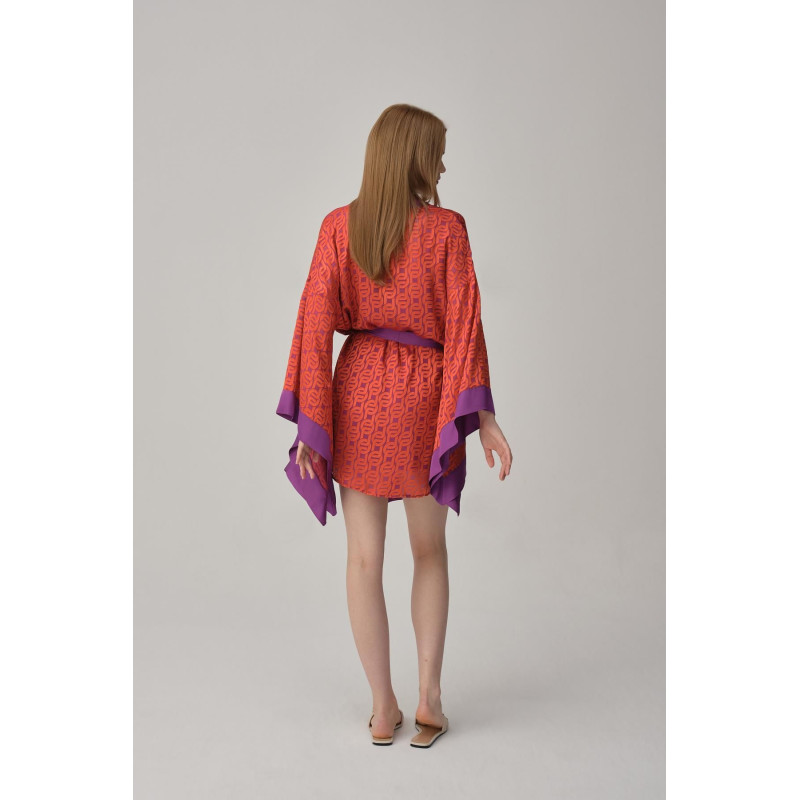 Pierre Cardin Vegan Ipek Saten Kadın Gecelik Sabahlık Takımı - Lx.25221 Violet Pierre Cardin Vegan Ipek Saten Kadın Gecelik Sabahlık Takımı - Lx.25221 Violet