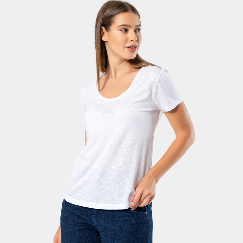 Wtshirt Kadın Tişört Parıs Paris/Beyaz
