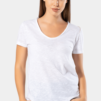 Wtshirt Kadın Tişört Parıs Paris/Beyaz