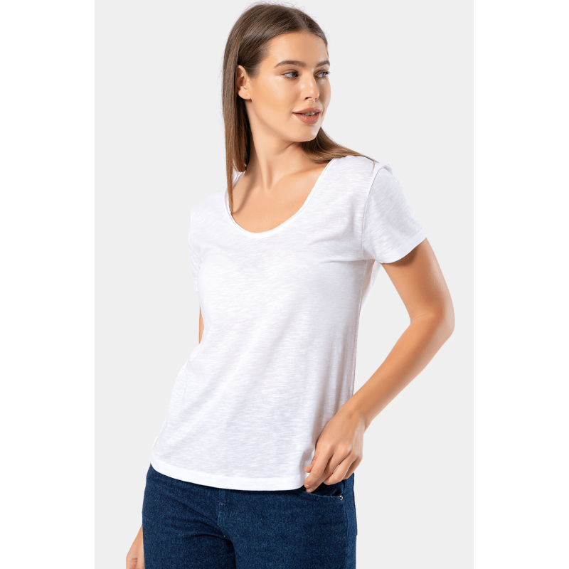 Wtshirt Kadın Tişört Parıs Paris/Beyaz