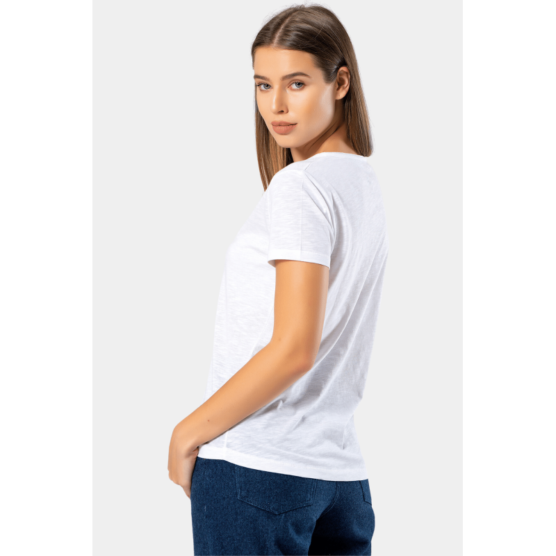 Wtshirt Kadın Tişört Parıs Paris/Beyaz