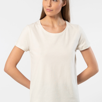 Wtshirt - London Kadın T-shirt/Krem