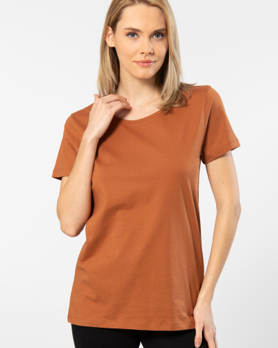 Wtshirt - London Kadın T-shirt/Tarçın
