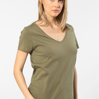 Wtshirt - Milano Kadın T-shirt /Haki