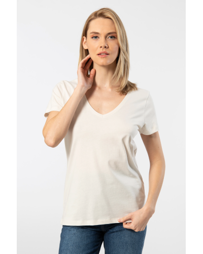 Wtshirt - Milano Kadın T-shirt /Krem