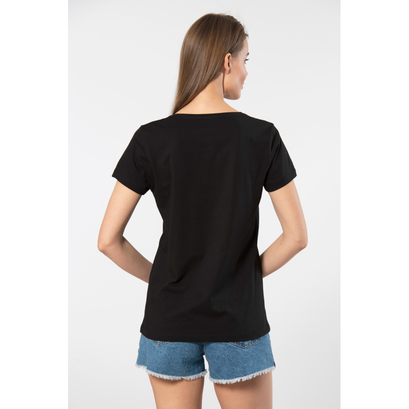 Wtshirt - Milano Kadın T-shirt /Siyah