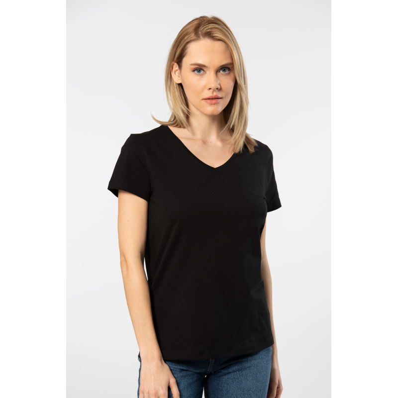 Wtshirt - Venice Kadın T-shirt/Siyah