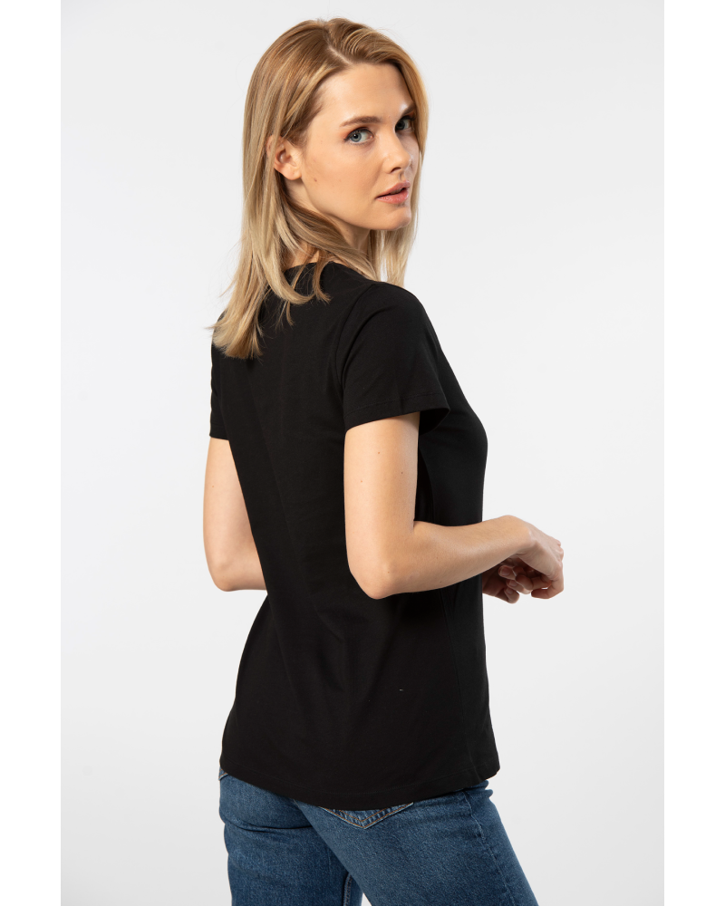 Wtshirt - Venice Kadın T-shirt/Siyah Wtshirt - Venice Kadın T-shirt/Siyah