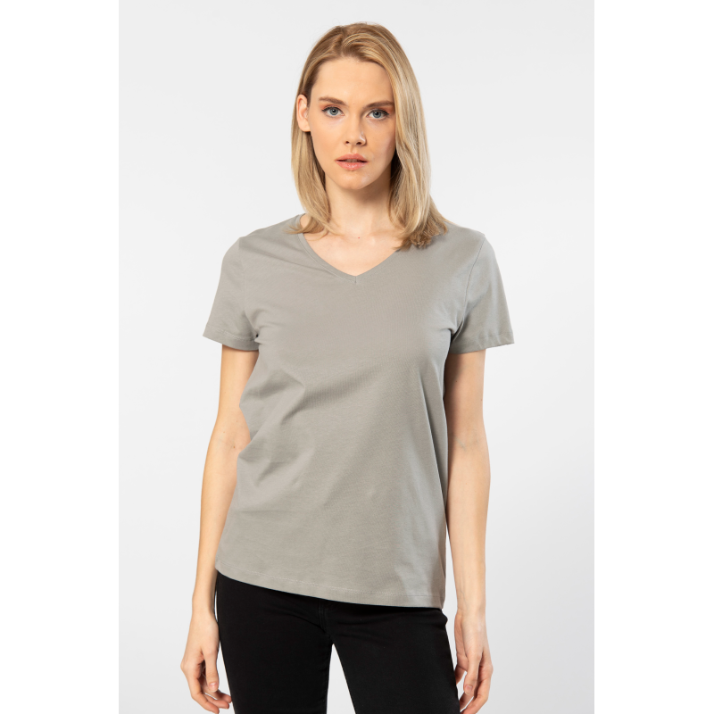Wtshirt - Venice Kadın T-shirt/Gri