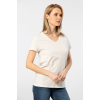 Wtshirt - Venice Kadın T-shirt/Krem