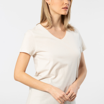 Wtshirt - Venice Kadın T-shirt/Krem