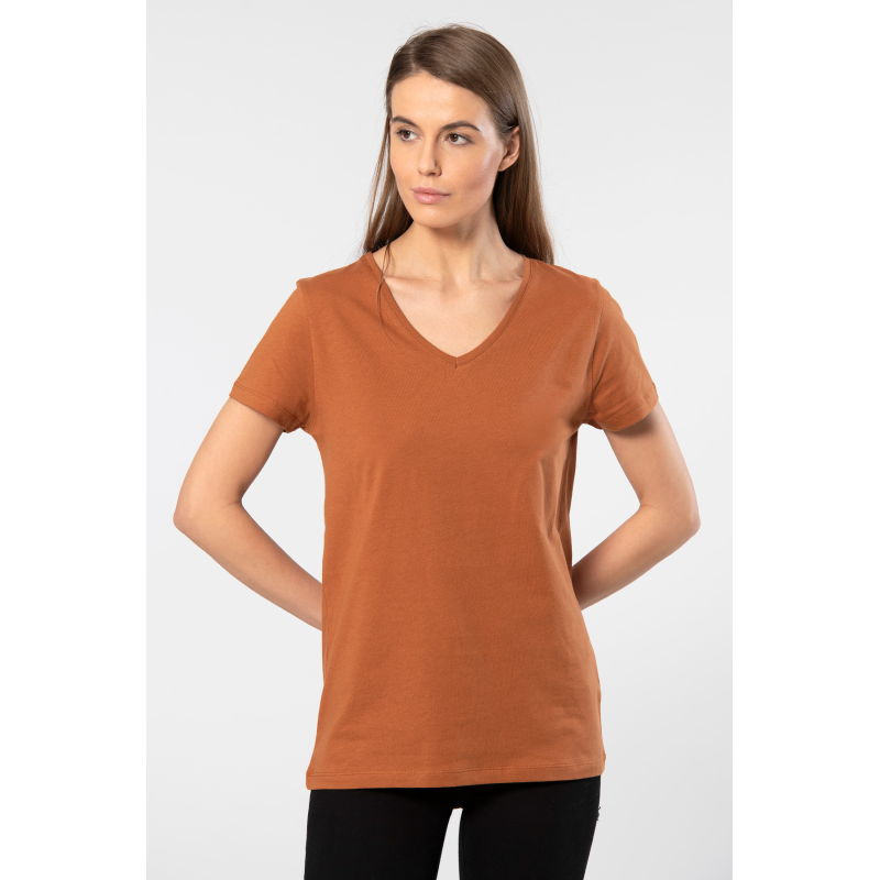 Wtshirt - Venice Kadın T-shirt/Tarçın