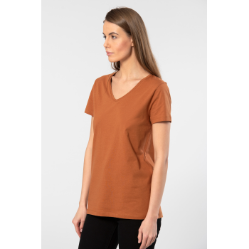 Wtshirt - Venice Kadın T-shirt/Tarçın
