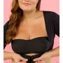 Yeni inci Siyah Kadın Kol ve Sırt Için Korse M 000 55  