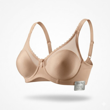 Yeni İnci Ten Toplarlayıcı Telli Balenli Minimiser Sütyen 1640