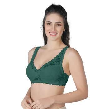 YEŞİL MI Emay 188 B Pedli Dantelli Telli Toparlayıcı Sütyen