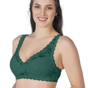 YEŞİL MI Emay 188 C Pedli Dantelli Telli Toparlayıcı Sütyen